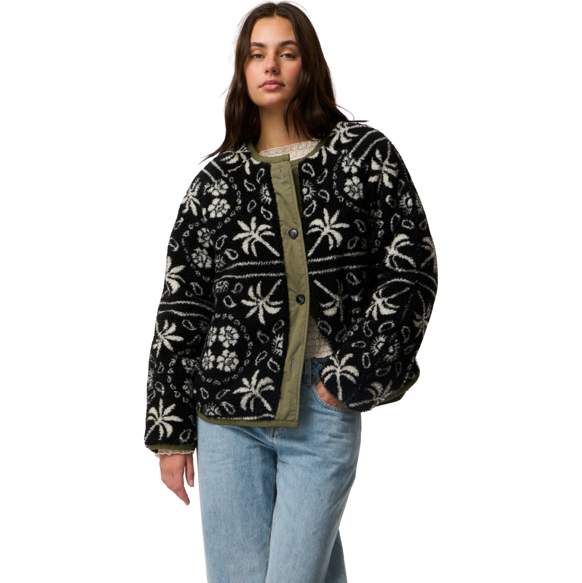 2026 Rip Curl Womens Bossa Nova Revo Jacket 047WJA - Military Green